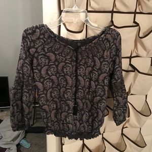 Off the Shoulder Floral Top